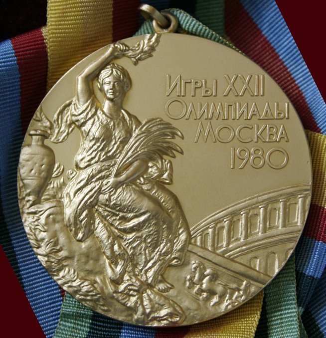 Так выглядит медаль московской Олимпиады