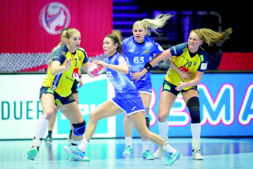 В матче со сборной Швеции россиянки временами показывали гандбол высочайшего класса