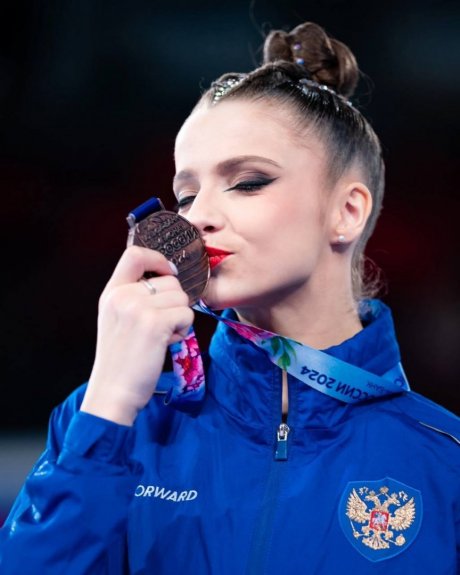 Милена Щенятская с бронзовой медалью